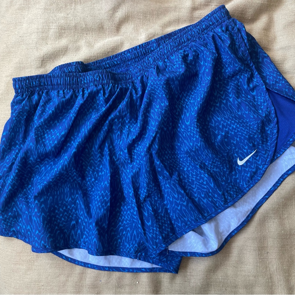 Blue Nike dri-fit shorts